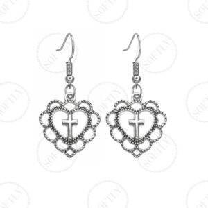 SACRED HEART EARRINGS