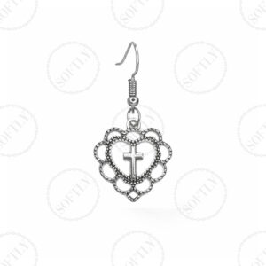 SACRED HEART EARRINGS