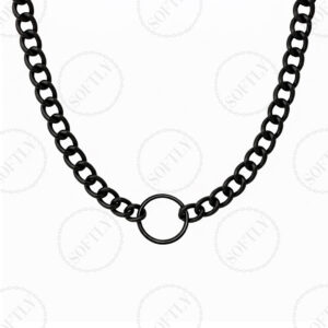 BLACK HOOP CHOKER