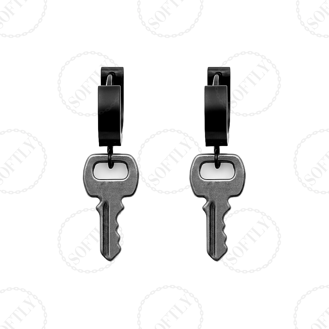 BLACK KEY EARRINGS