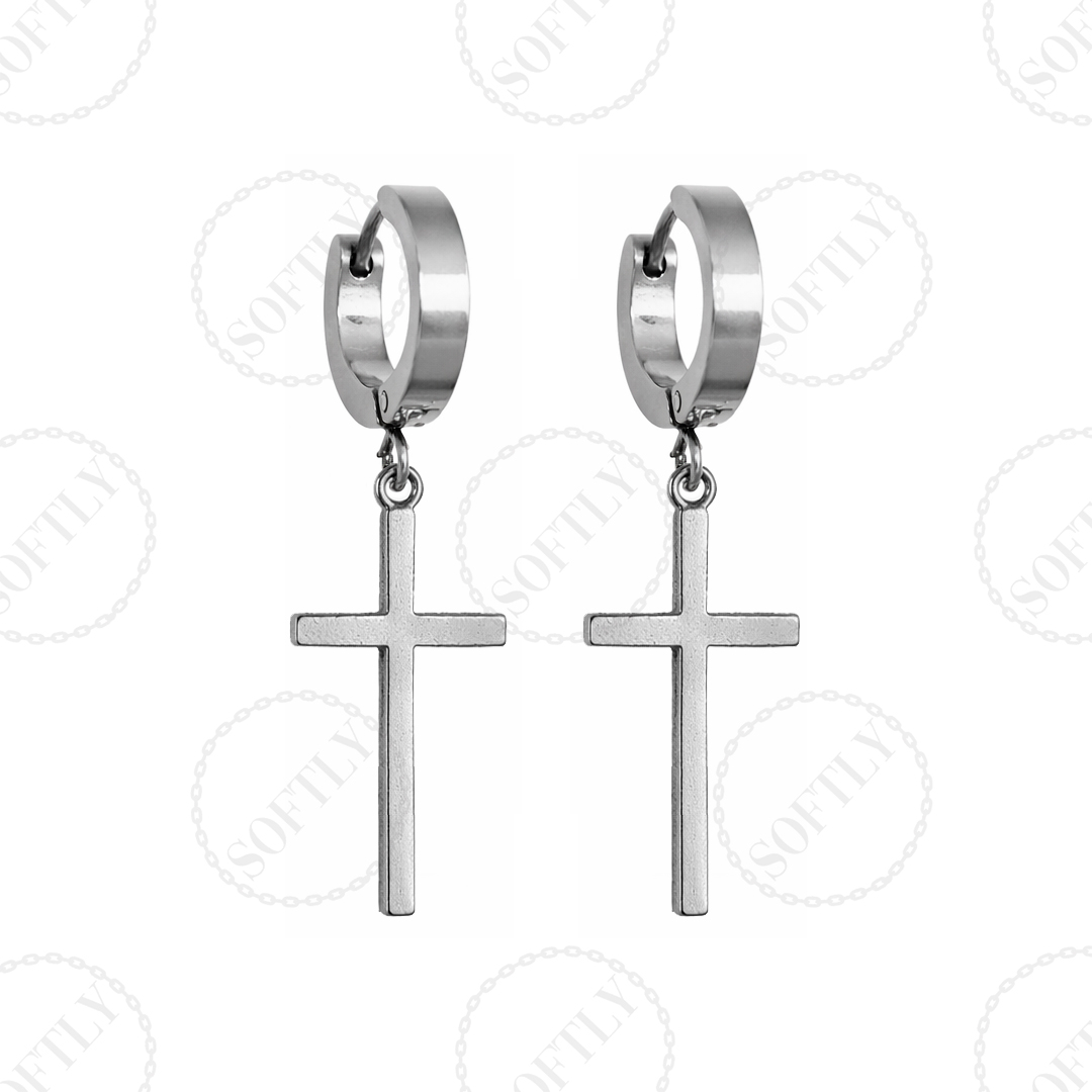 BIG CROSS EARRINGS