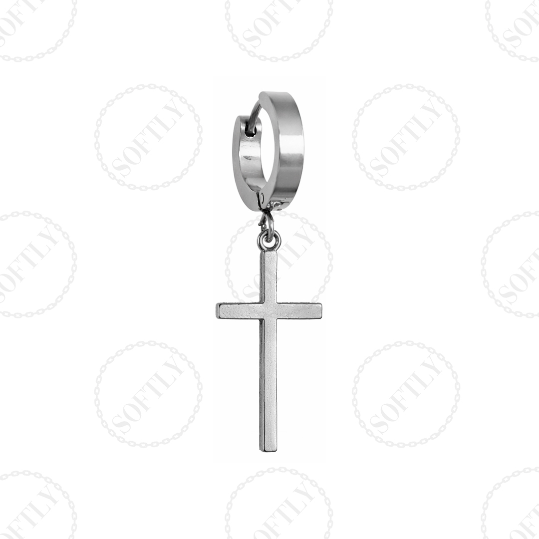 BIG CROSS EARRINGS - Imagen 2