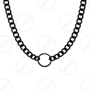 BLACK HOOP CHOKER