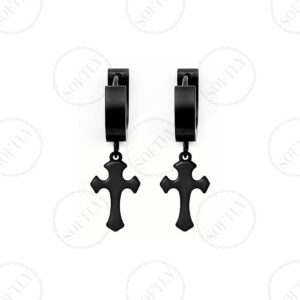STEEL FAITH EARRINGS