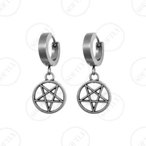 INVERTED PENTAGRAM EARRINGS