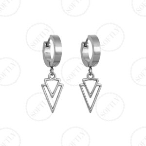 DOUBLE TRIANGLES EARRINGS
