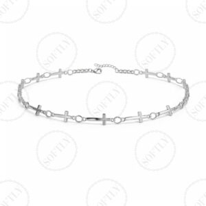 MULTI CROSSES CHOKER