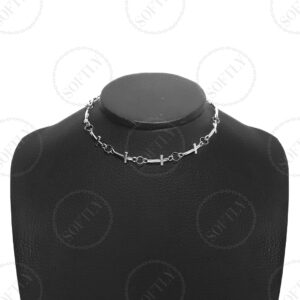 MULTI CROSSES CHOKER