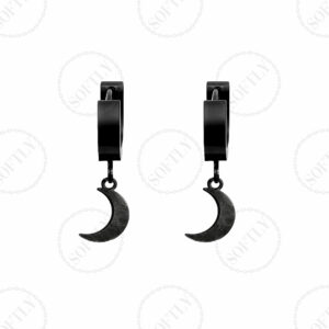 MINI BLACK MOON EARRING