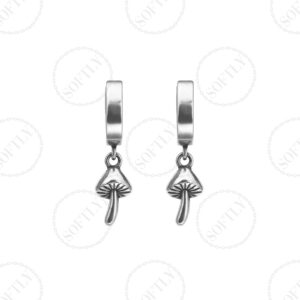 TINY MUSHROOM EARRINGS