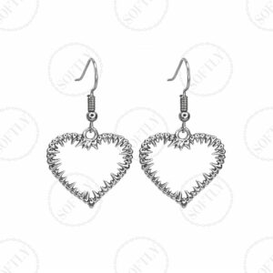 SPIKES HEART EARRINGS
