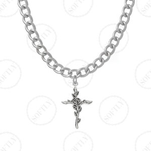 CROSS OF ROSES CHAIN
