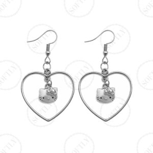 LOVELY HELLO KITTY EARRINGS