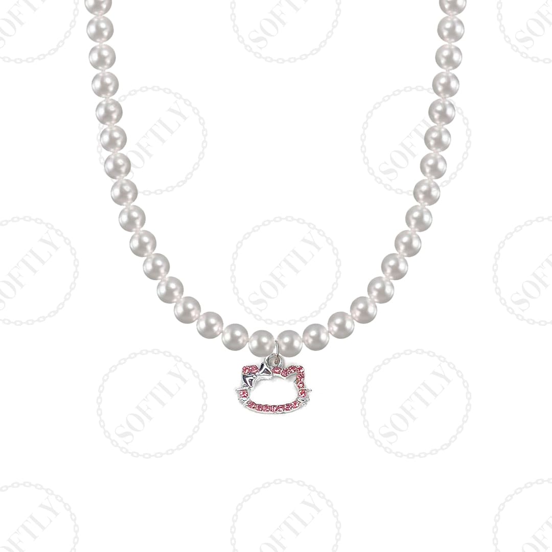 HELLO KITTY PEARLS CHAIN