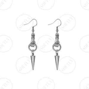 HOLDING SPIKES EARRINGS