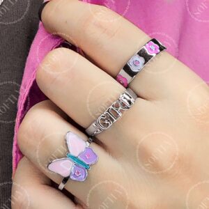 PINK FLOWERS RING