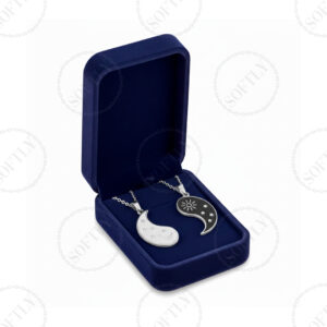 YIN YANG CHAIN (SILVER & BLACK)