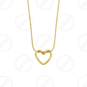 TWISTED HEART NECKLACE