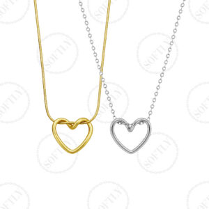TWISTED HEART NECKLACE