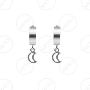 TINY MOON EARRINGS