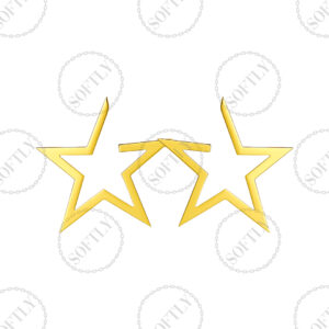 GOLDEN STAR EARRINGS #2