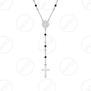 MI ROSARIO (BLACK & SILVER)