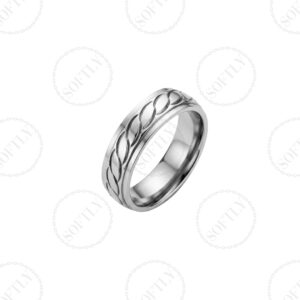 SILVER BRAID RING