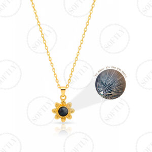 SUNFLOWER NECKLACE [¨TE AMO¨ EN 100 IDIOMAS]