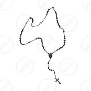 MI ROSARIO NECKLACE (BLACK)