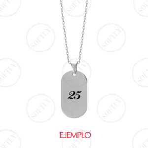 OVAL PENDANT (GRABADO LÁSER)