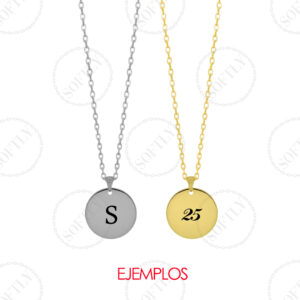 CIRCLE PENDANT (GRABADO LÁSER)