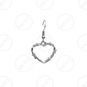 FENCE HEART EARRINGS