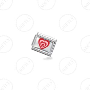 CHARM CORAZÓN TRIPLE (ROJO)