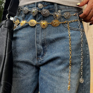 HEART MEDALLION BELT [SILVER]