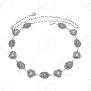HEART MEDALLION BELT [SILVER]