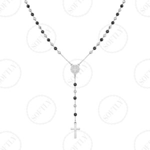 MI ROSARIO (BLACK & SILVER)