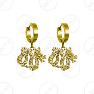 MINI JAPANESE DRAGON EARRINGS