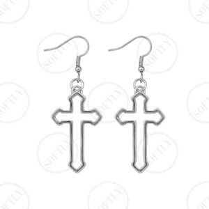 GOTHIC CROSS EARRINGS