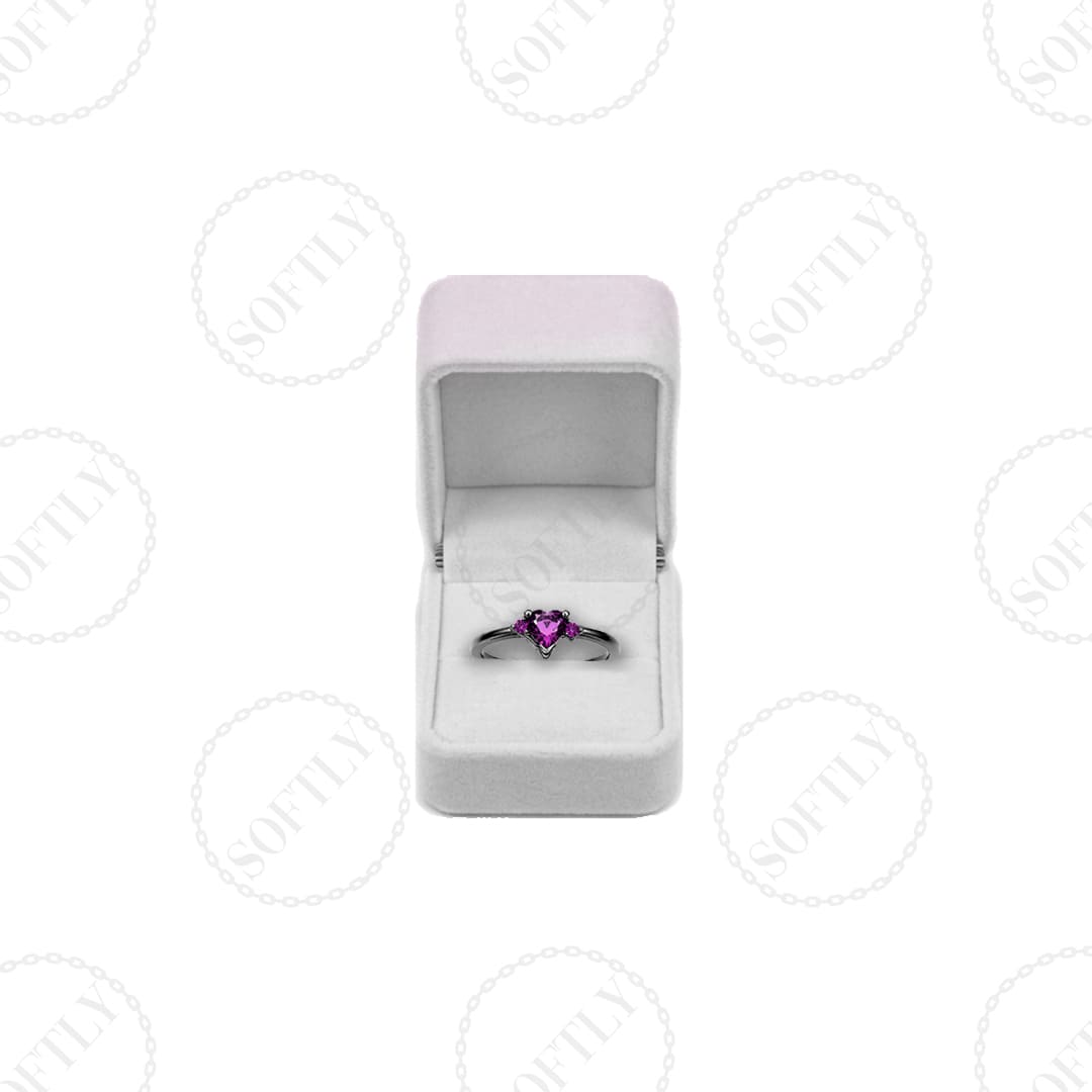 DARK ROMANCE SOLITAIRE RINGS - Imagen 10