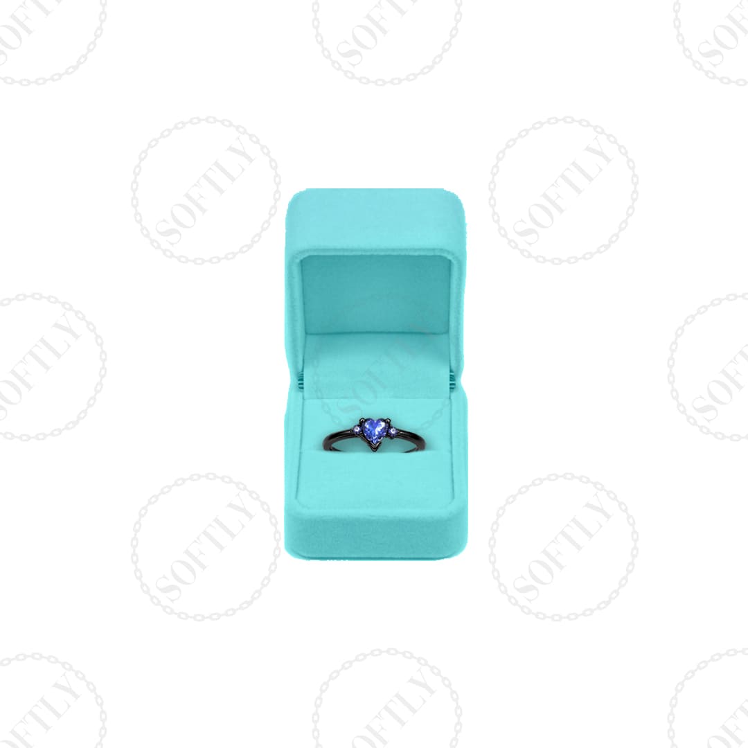 DARK ROMANCE SOLITAIRE RINGS - Imagen 9