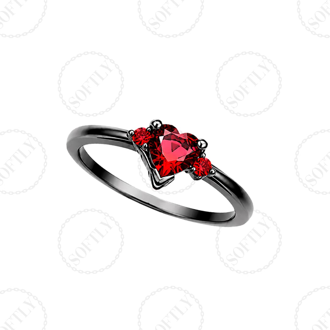 DARK ROMANCE SOLITAIRE RINGS