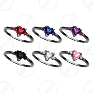 DARK ROMANCE SOLITAIRE RINGS