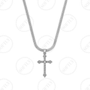 SHINIER CROSS CHAIN