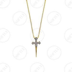 GOLD DAGGER NECKLACE
