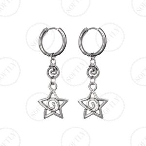 SPIRAL STAR EARRINGS