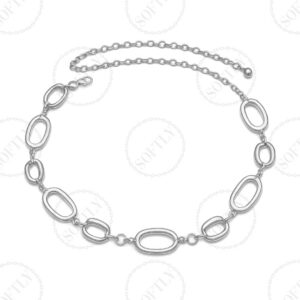 OVAL LINK BELT [SILVER]