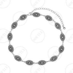 MEDALLION BELT [SILVER]