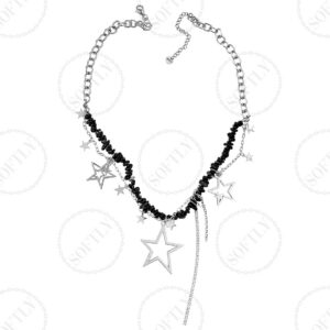 COSMIC SHARDS NECKLACE (BLACK)